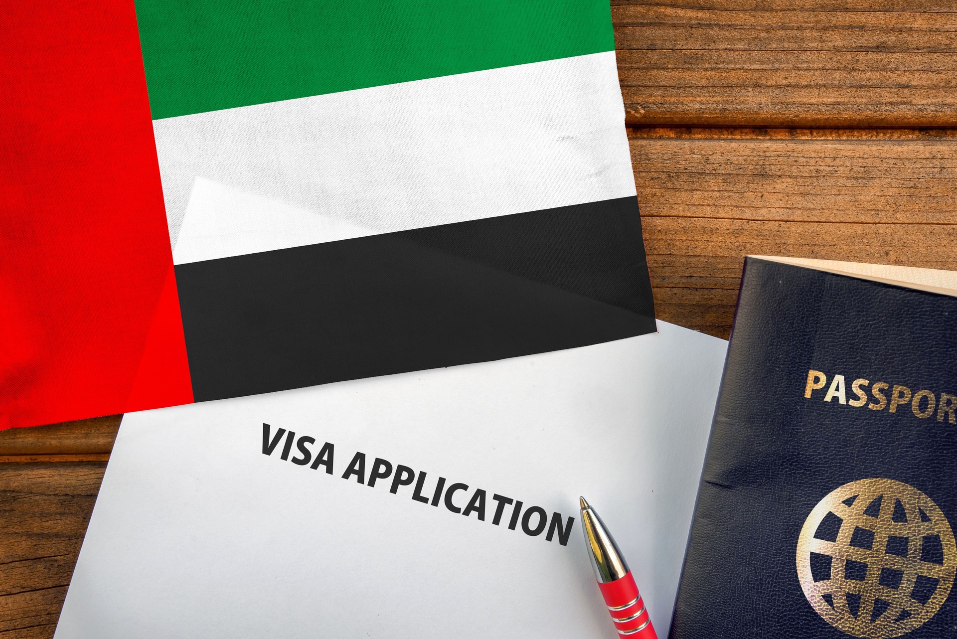 United Arab Emirates  Visa application form